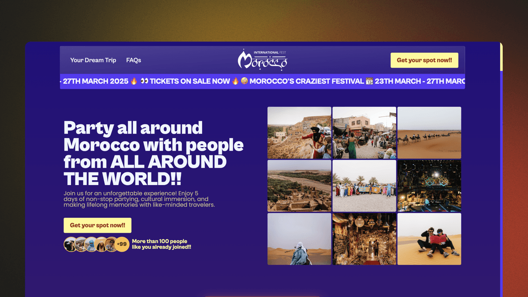 Morrocco International Fest | The trip of a life time in Morocco